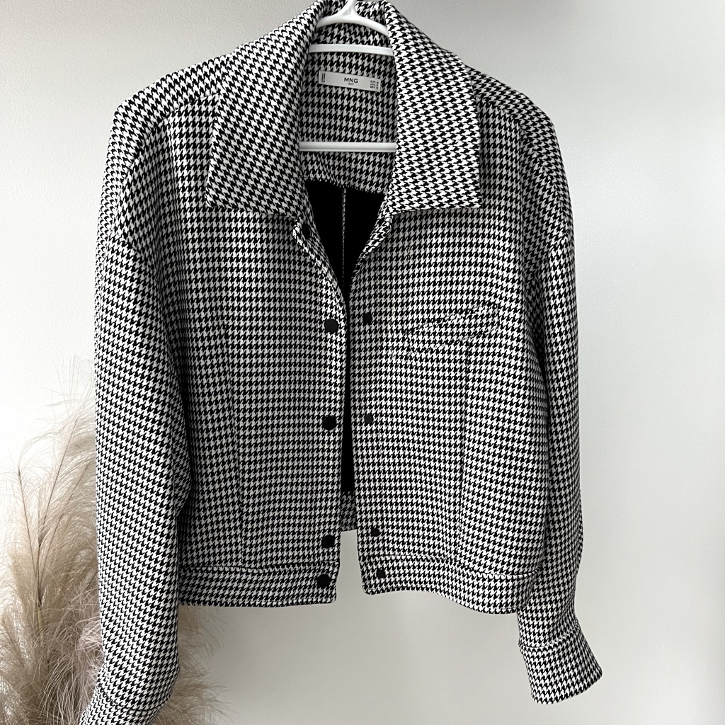 Mango Checkered Jacket